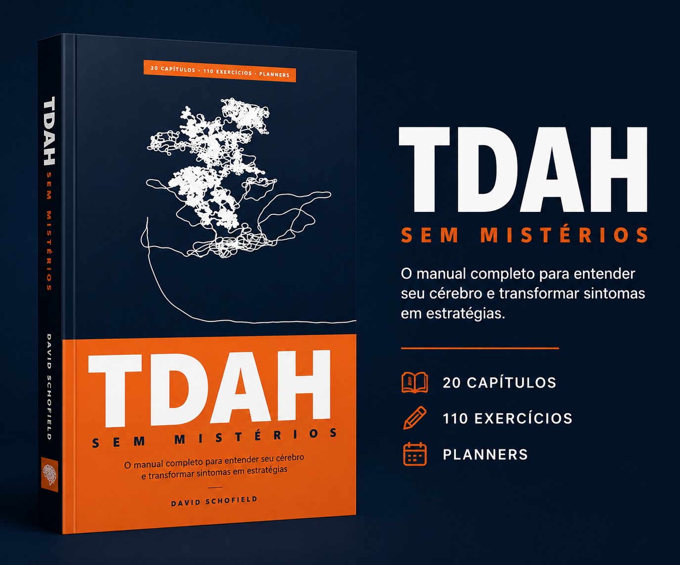 Capa do ebook TDAH Sem Mistérios, de David Schofield
